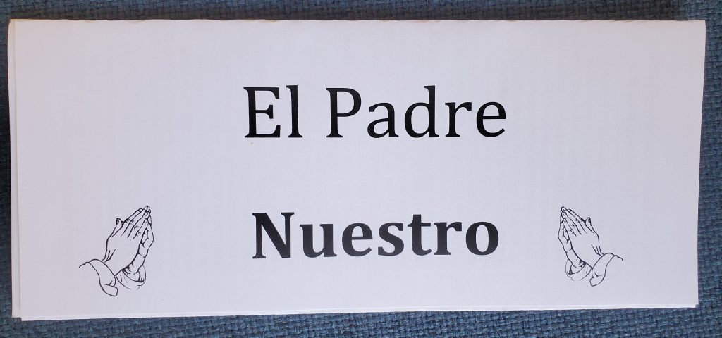 Folleto Padre Nuestro