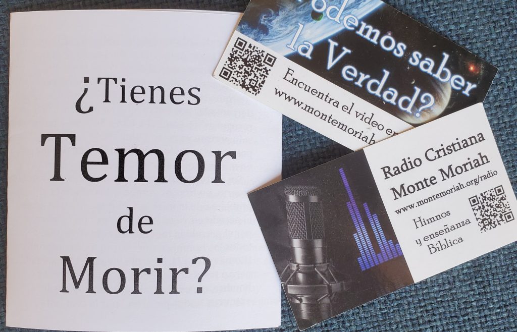 Folleto Temor de Morir